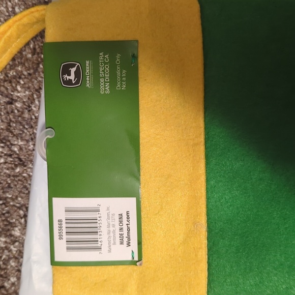 John Deere Christmas Stocking - Picture 3 of 4